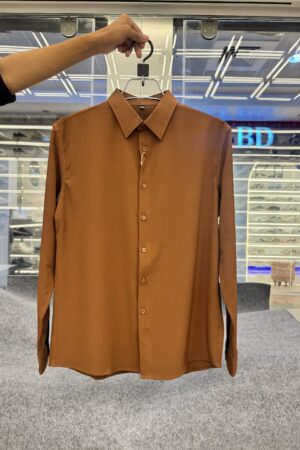 Formal Towny Brown Shirt FS-0652